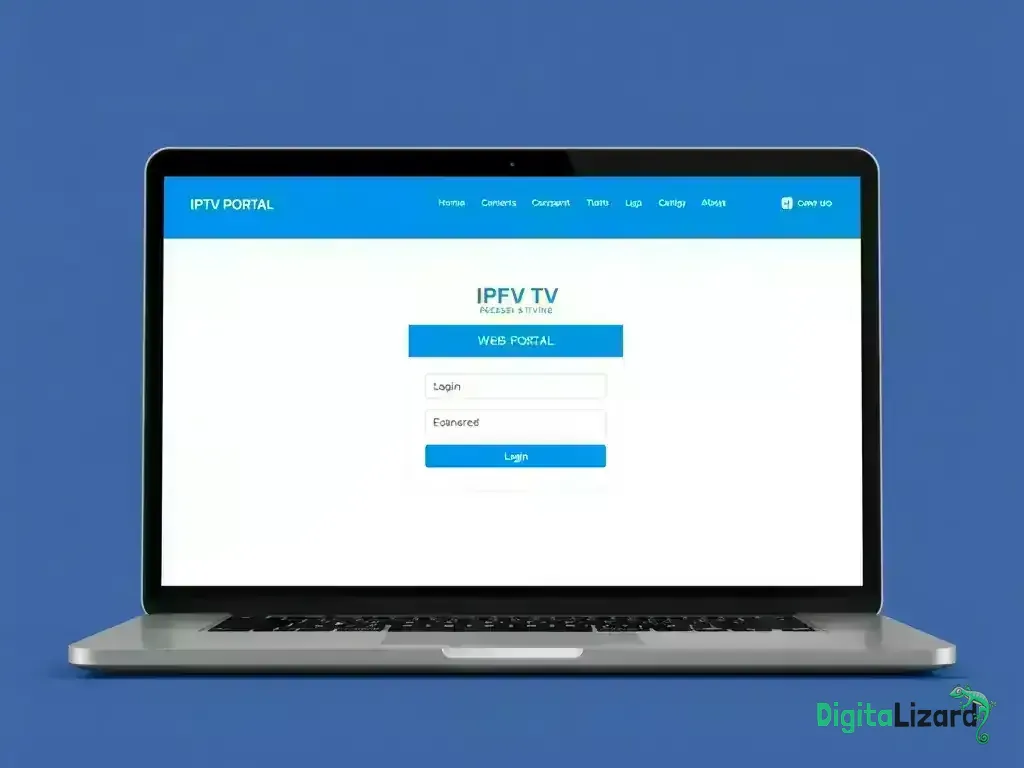 Digitalizard web portal login interface